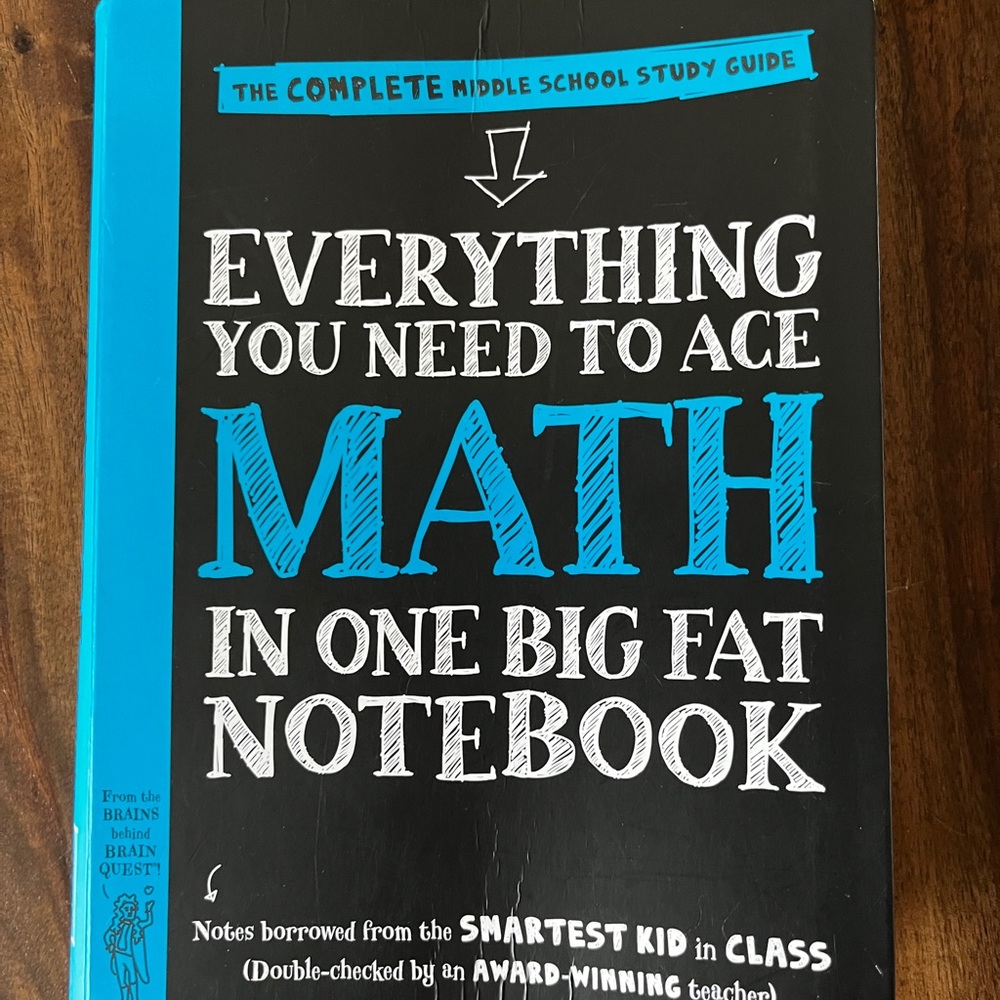Math Study Guide Notebook
